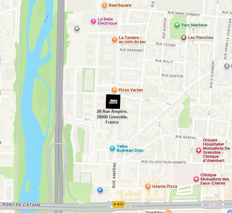 carte geographique de la localisation 