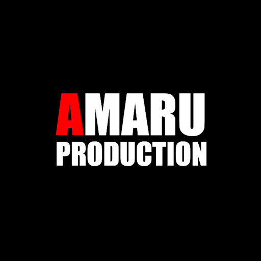 Logo de AMARU PRODUCTION, première lettre A de Amaru en rouge