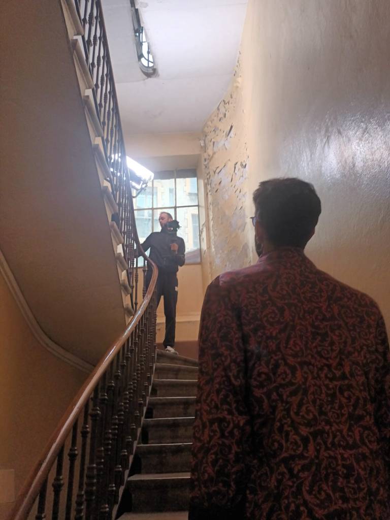 Prises de vues lors du tournage du clip de arash sarkechik