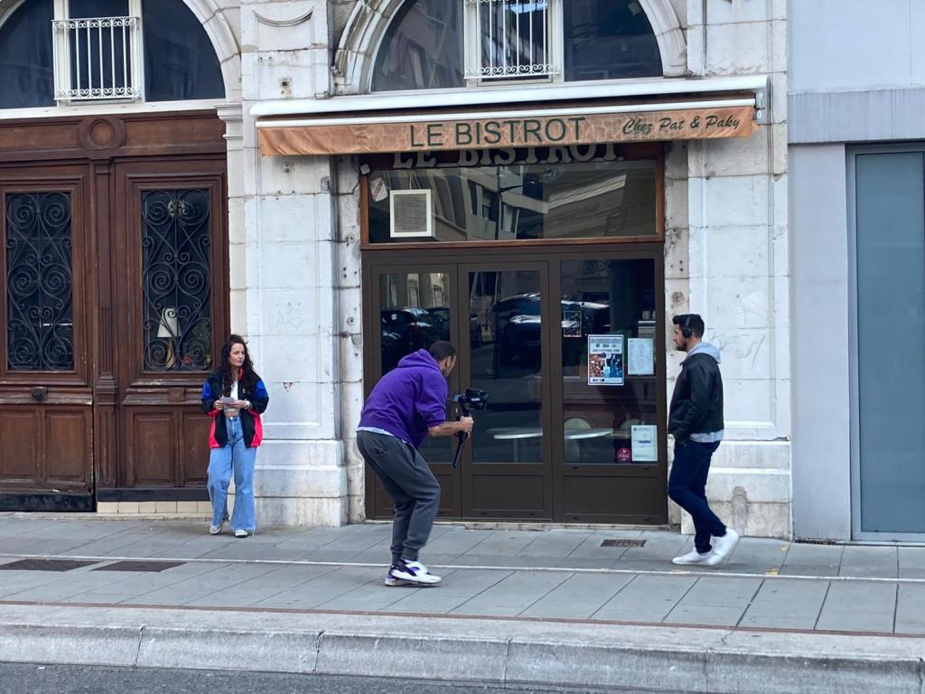 Prises de vues lors du tournage du clip de iwoks sound