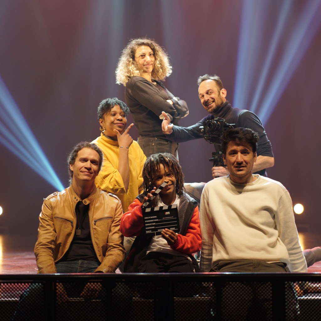 prises de vues lors du tournage du clip de broussaï nos reves