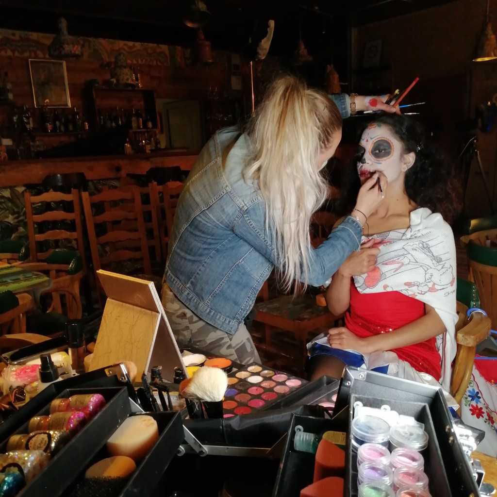 prises de vues lors du tournage du clip de nalya jo