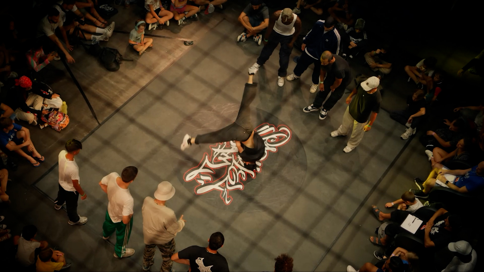 Capture d’écran  d’une captation du festival hip hop parallel jam