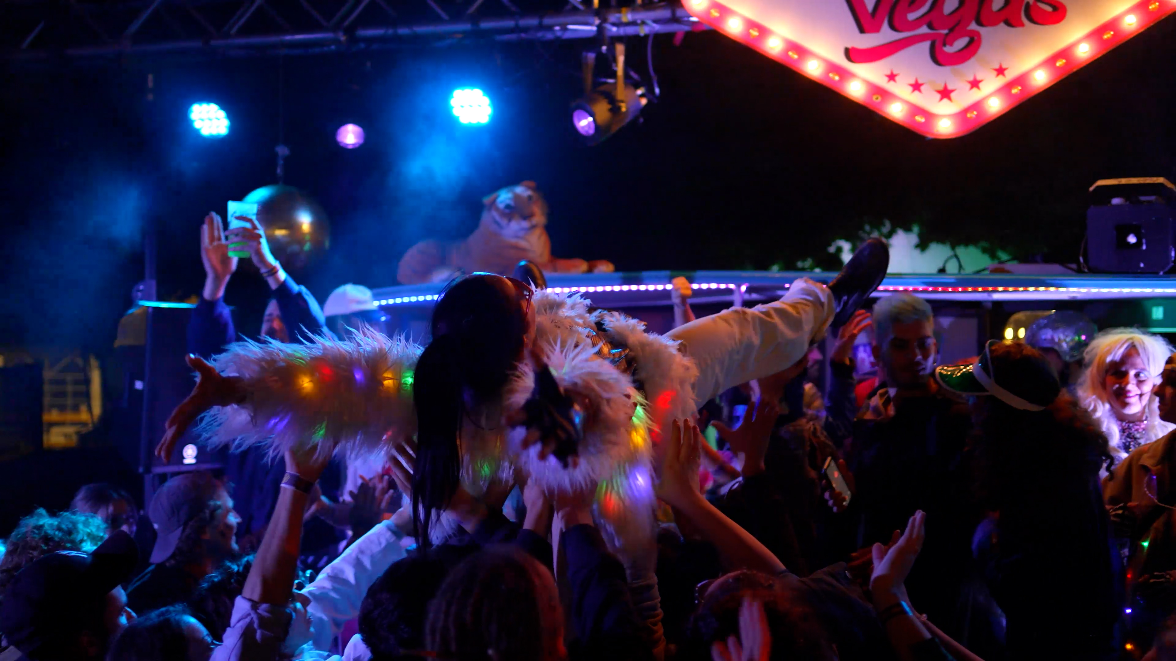 Capture d’écran d’une spectacle dj set palavas vegas