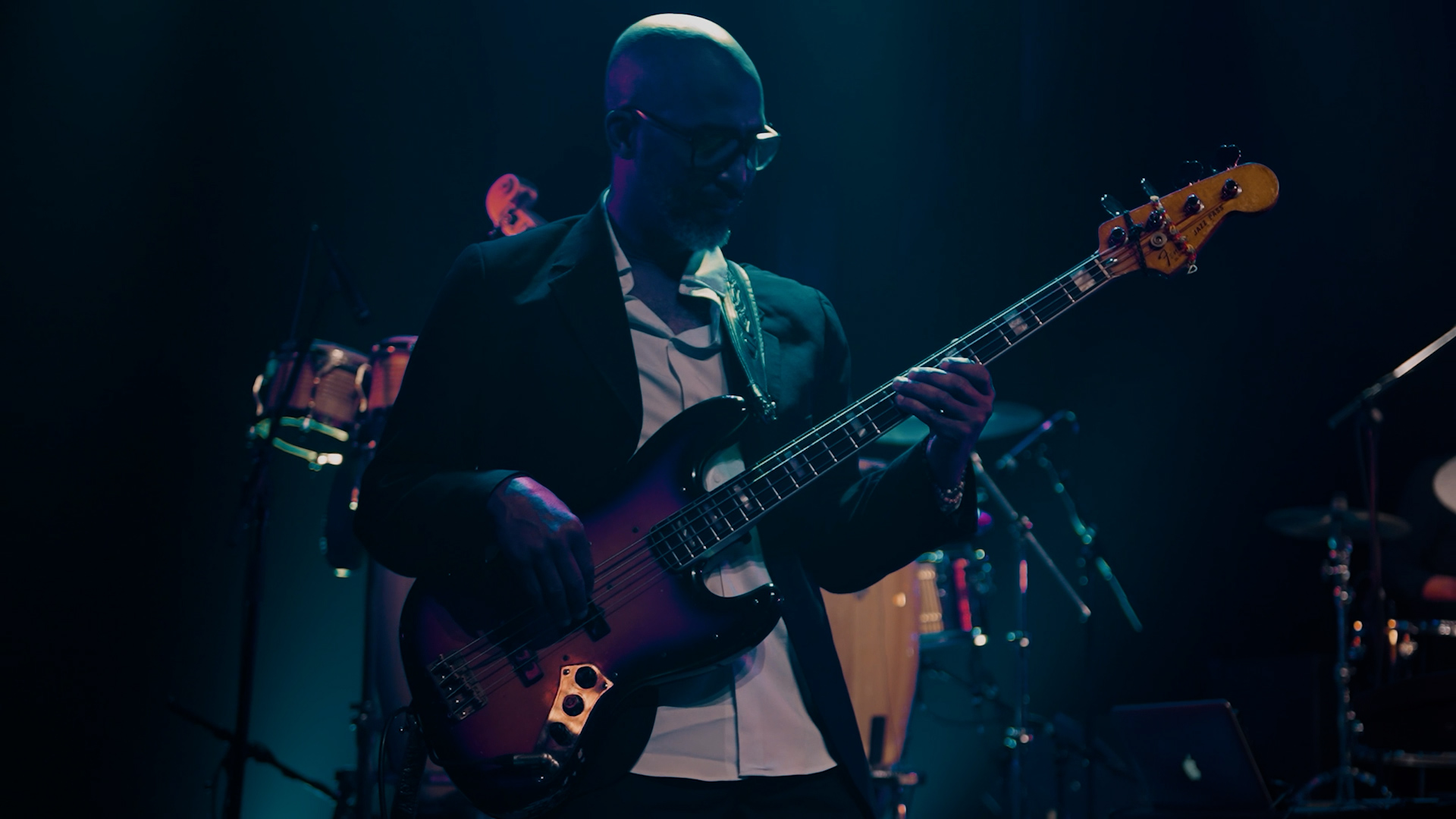 Capture d’écran d’un concert filmé de sergent garcia