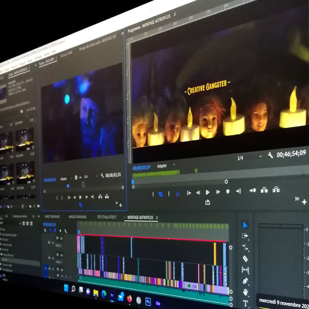 montage du clip de astroficus 