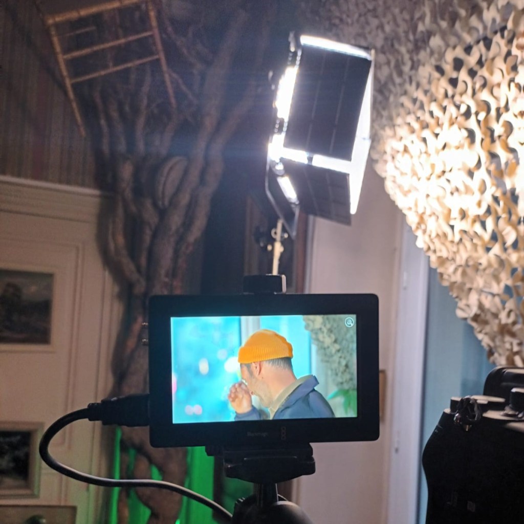 prises de vues lors du tournage du clip de astroficus 