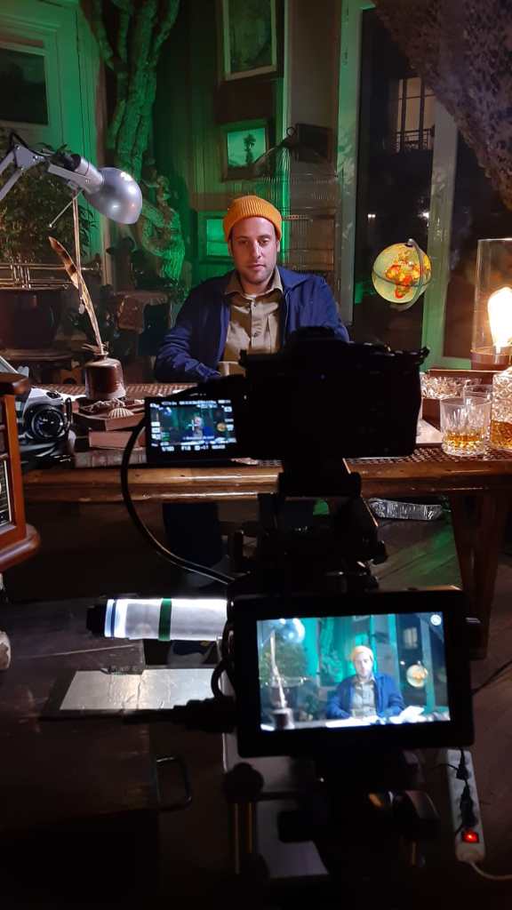 prises de vues lors du tournage du clip de astroficus 