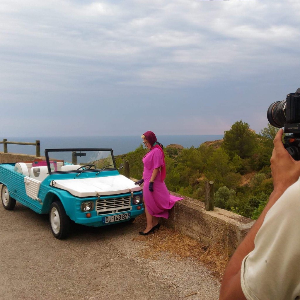 prises de vues lors du tournage du clip de blys a la ciotat