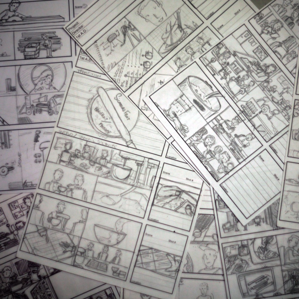 planche storyboard film tous genre amaru production